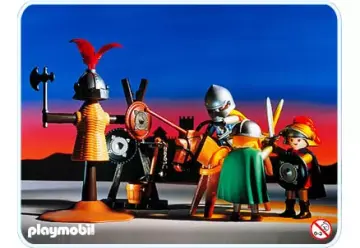 Playmobil 3668-A - Chevalier / Entraînement tournoi