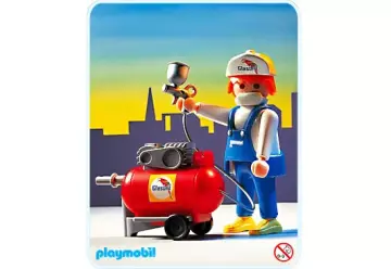 Playmobil 3697-A - Peintre / compresseur