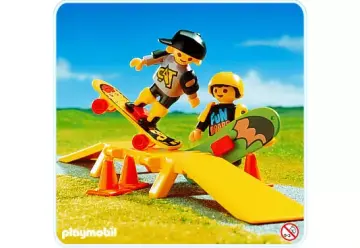 Playmobil 3709-A - 2 Kinder/2 Skateboardfahrer