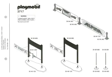 Bauanleitungen Playmobil 3717-A - Skirennen (1)