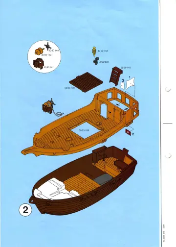 Notices de montage Playmobil 3750-A - Bateau pirate (2)