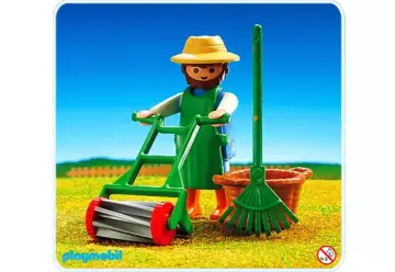 Playmobil 3752-A - Jardinier / tondeuse