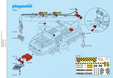 Notices de montage Playmobil 3761-A - Camion grue (1)