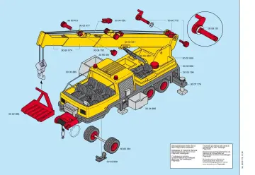 Notices de montage Playmobil 3761-A - Camion grue (2)