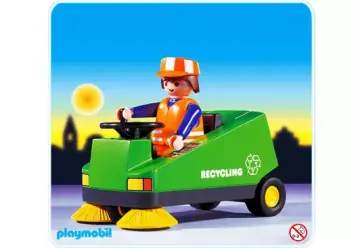 Playmobil 3790-A - Eboueur / véhicule de nettoyage