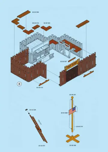 Notices de montage Playmobil 3806-A - Fort Glory (4)