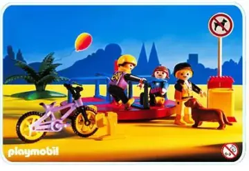 Playmobil 3820-A - 3 enfants / tourniquet