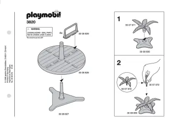 Notices de montage Playmobil 3820-A - 3 enfants / tourniquet (1)