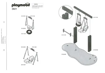Bauanleitungen Playmobil 3821-A - Kinderschaukel (1)