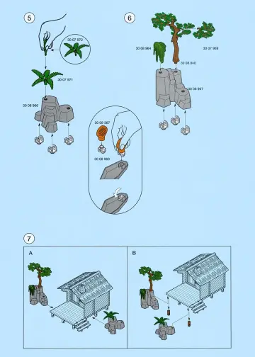 Bauanleitungen Playmobil 3826-A - Blockhütte (3)