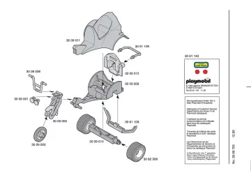 Bauanleitungen Playmobil 3832-A - Motorrad-Trike (2)