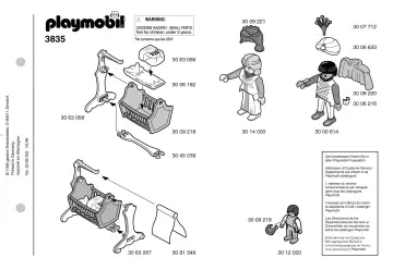 Notices de montage Playmobil 3835-A - famille du sultan (1)