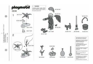 Bauanleitungen Playmobil 3838-A - Hexe (1)