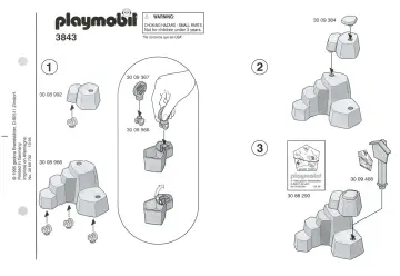 Bauanleitungen Playmobil 3843-A - Bergrettung (1)