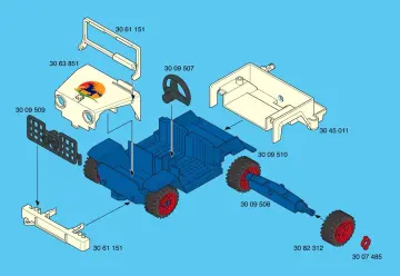 Bauanleitungen Playmobil 3851-A - Pferdetransporter (7)