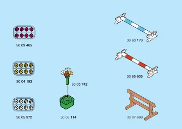 Bauanleitungen Playmobil 3855-A - Reitplatz / Unterstand (4)