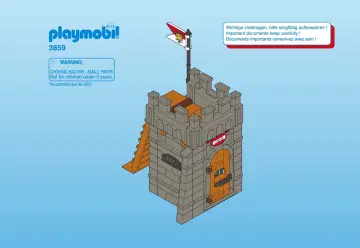 Notices de montage Playmobil 3859-A - Prisonnier / cachot (1)