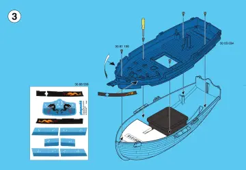 Bauanleitungen Playmobil 3860-A - Schwarzer Korsarensegler (3)