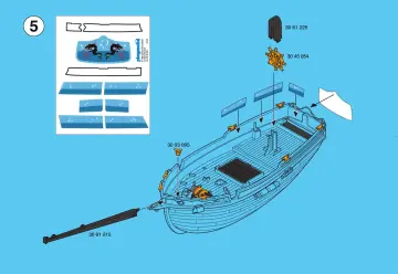 Notices de montage Playmobil 3860-A - Vaisseau du corsaire (5)