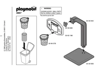 Bauanleitungen Playmobil 3867-A - Streetball (1)