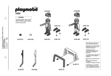 Bauanleitungen Playmobil 3869-A - Streethockey (1)