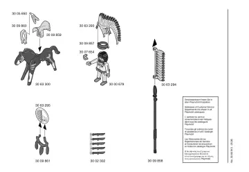 Notices de montage Playmobil 3876-A - Chef indien (2)