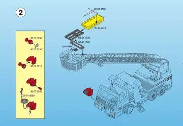 Notices de montage Playmobil 3879-A - Pompiers / camion grande échelle (3)