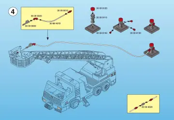 Bauanleitungen Playmobil 3879-A - Feuerwehrleiterfahrzeug (6)