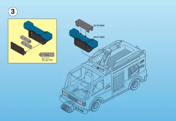 Notices de montage Playmobil 3880-A - Pompiers / camion lance à eau (4)