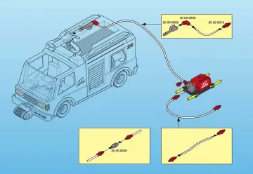 Bauanleitungen Playmobil 3880-A - Feuerwehrlöschfahrzeuge (6)