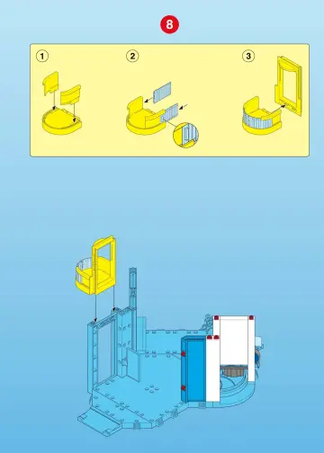 Notices de montage Playmobil 3886-A - Aéroport (9)