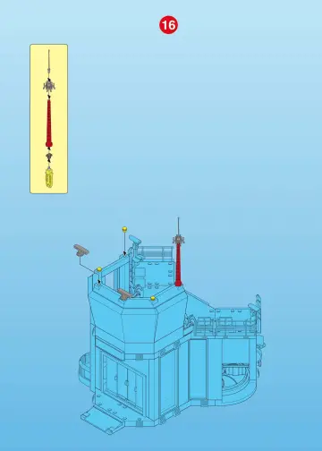 Notices de montage Playmobil 3886-A - Aéroport (17)