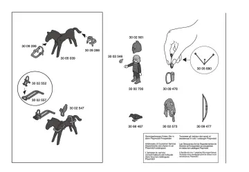 Bauanleitungen Playmobil 3899-A - Blauer Reiter (2)