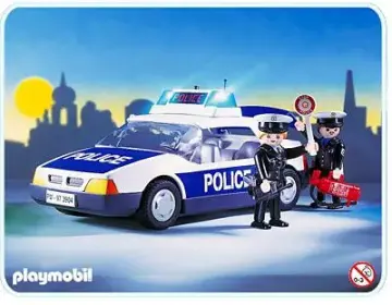 Playmobil 3904-A - Policiers/voiture de police