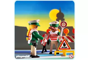 Playmobil 3905-A - Agents allemands de circulation