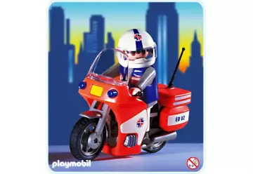 Playmobil 3924-A - Secouriste / moto