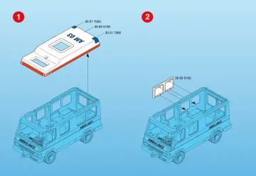 Notices de montage Playmobil 3925-A - Secouristes / Ambulance (2)