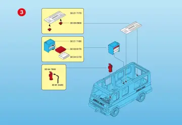 Notices de montage Playmobil 3925-A - Secouristes / Ambulance (3)