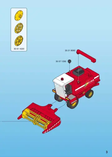 Bauanleitungen Playmobil 3929-A - Mähdrescher (3)