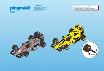 Bauanleitungen Playmobil 3930-A - Grand PRIX Racing-Set (1)