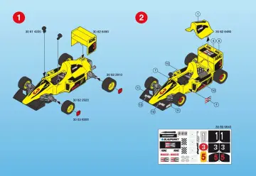 Bauanleitungen Playmobil 3930-A - Grand PRIX Racing-Set (2)