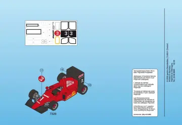 Notices de montage Playmobil 3930-A - Coffret Formules 1 (8)