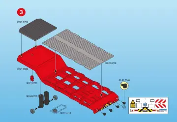 Bauanleitungen Playmobil 3935-A - Tieflader (5)