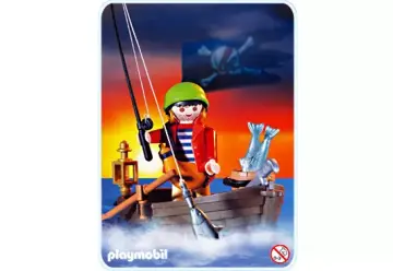 Playmobil 3937-A - Pirate naufragé / barque