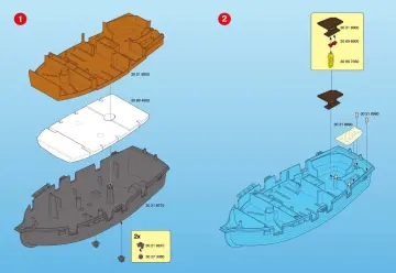 Bauanleitungen Playmobil 3940-A - Grosses Piratenflaggschiff (2)