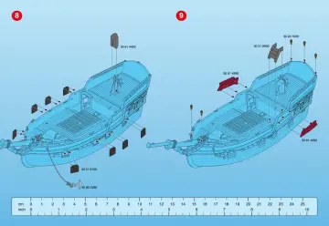 Bauanleitungen Playmobil 3940-A - Grosses Piratenflaggschiff (6)