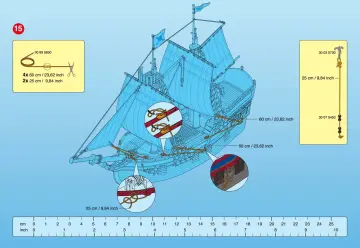 Bauanleitungen Playmobil 3940-A - Grosses Piratenflaggschiff (13)
