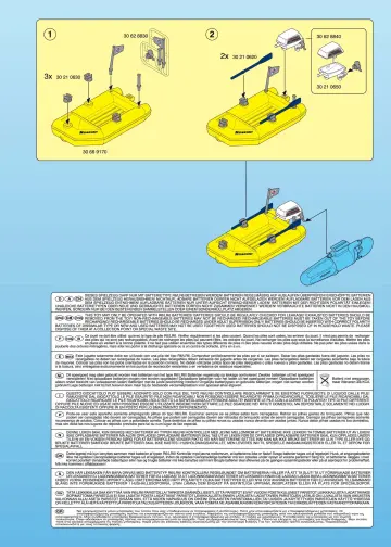 Notices de montage Playmobil 3941-A - Vedette de sauvetage (7)