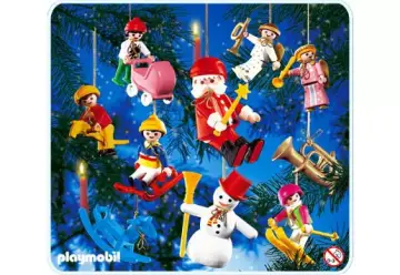 Playmobil 3943-A - 10 sujets décoration arbre de Noël