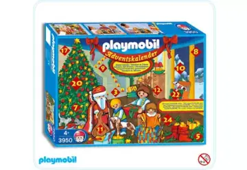 Playmobil 3950-A - Cal. Avent Enfants / cheminée